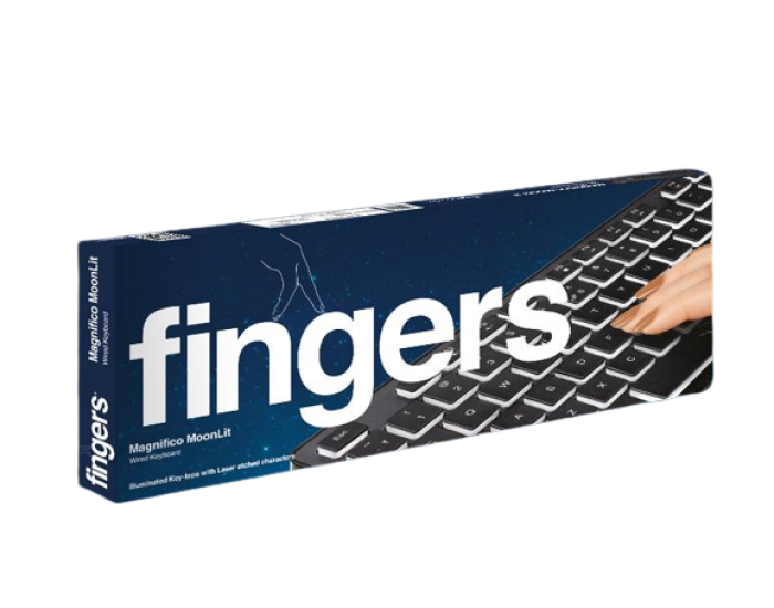 FINGERS KEYBOARD USB MAGNIFICO MOONLIT